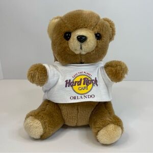 Hard Rock Cafe Orlando Bear About 8.5” Tall